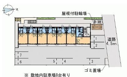 レオパレス中島 駐車場