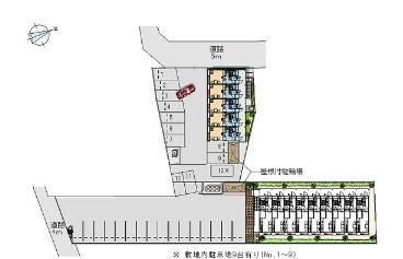 レオパレスアロハＢ 駐車場
