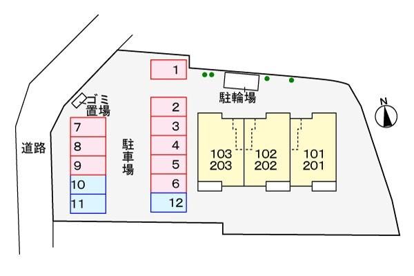 グランツＢ 駐車場