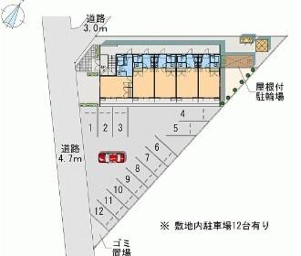 レオパレスSHINBAKU 駐車場