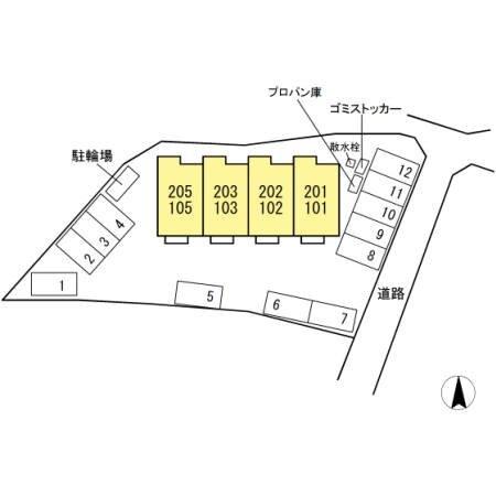 フローラ　リエ 駐車場