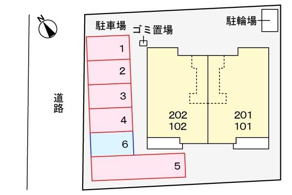 プリムヴェール 駐車場