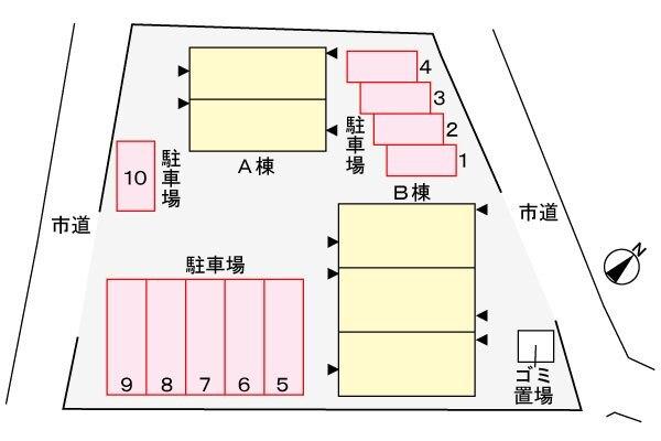 ラ・メゾン爽　B棟 駐車場