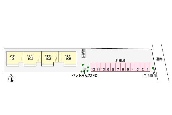 コニファーガーデン 駐車場