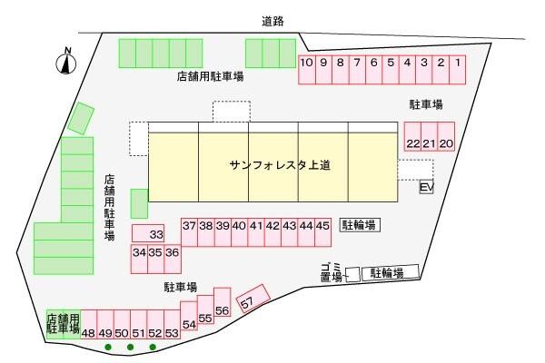 サンフォレスタ上道 駐車場