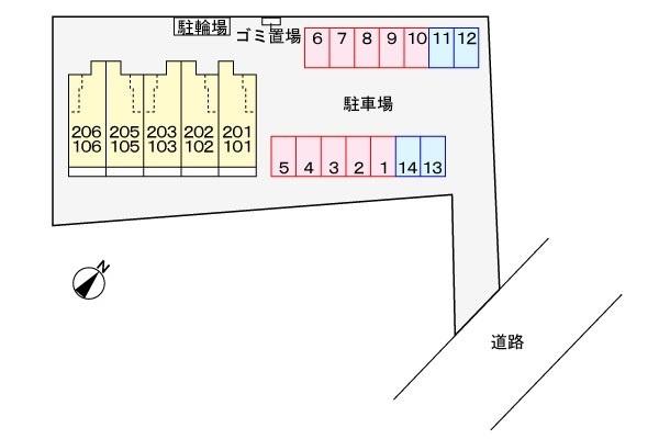 サンジャルダン 駐車場