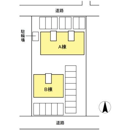 Freedom B棟 駐車場