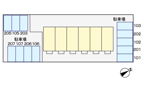 サンセール・ナンバ 駐車場
