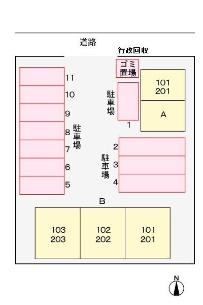 リット万富 B 駐車場