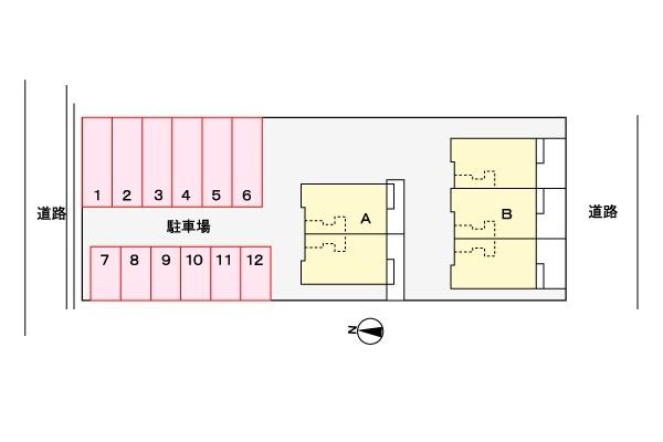 ラフィーネＡＹＡ　Ａ棟 駐車場