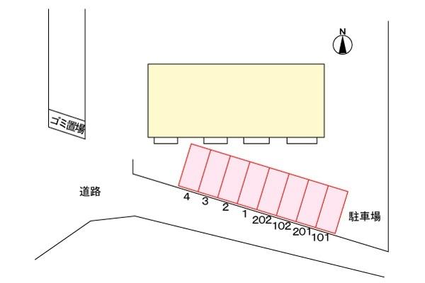 メゾン・フルール 駐車場
