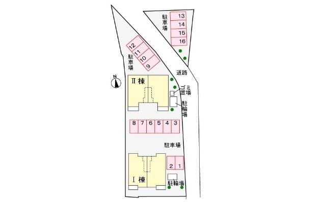 橙Ⅰ棟 駐車場