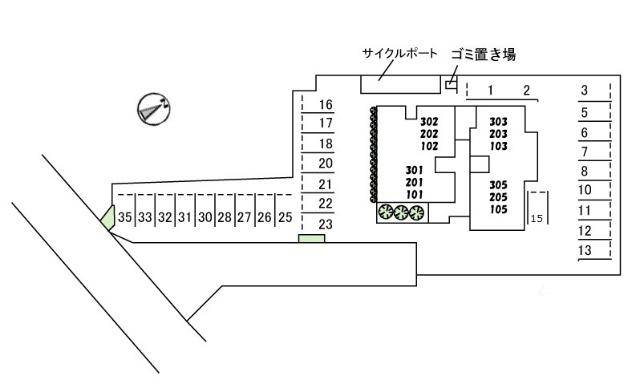 LUCE(ルーチェ) 駐車場