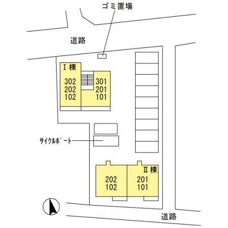 ヴィエントⅡ棟 駐車場