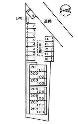 クレッシェンド 駐車場