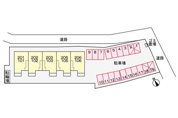 フォレストサイド横山Ⅰ 駐車場