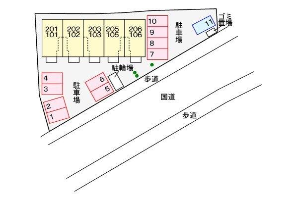 フォーチュンガーデン上道 駐車場