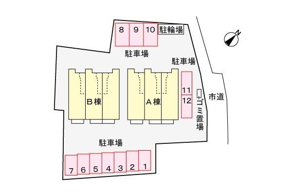 グレース上道Ａ 駐車場
