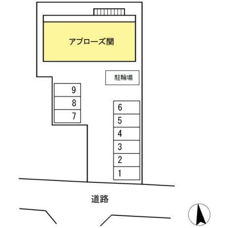 アプローズ関 駐車場