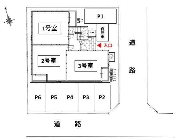 Grandtic　Lien 駐車場