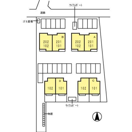 ルラシオン Ａ棟 駐車場