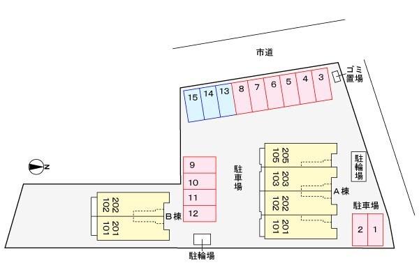 プリムローズ・K  A 駐車場