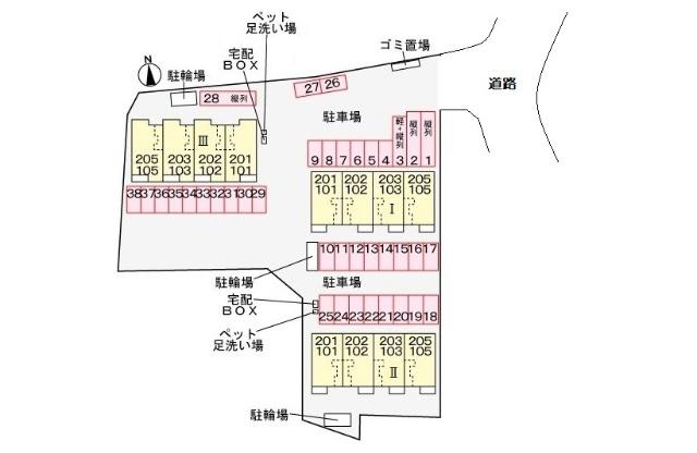 シンフォニーⅢ 駐車場