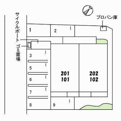 エストテラス 駐車場