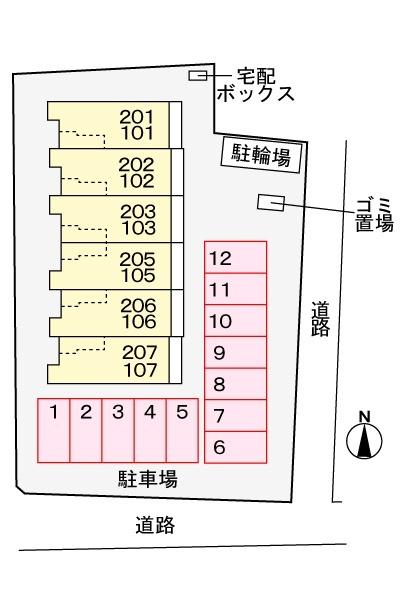 レンジ　雄町 駐車場