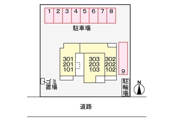 コンテ　ソレイユ 駐車場