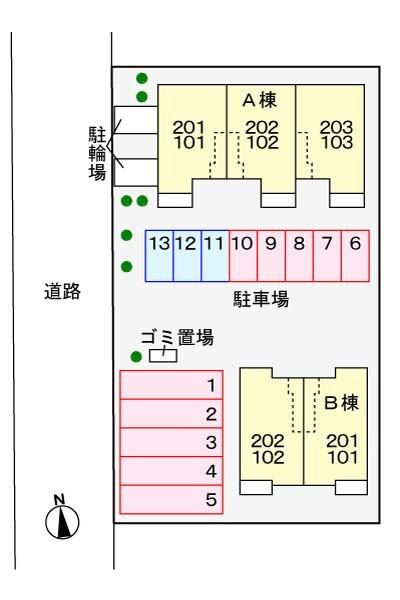 カレント桜が丘　B 駐車場