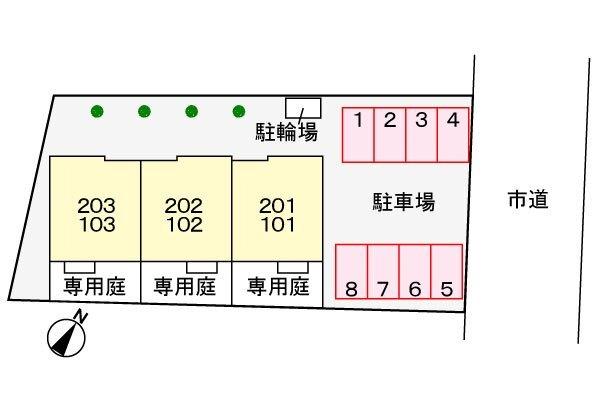 ボニートロッサ 駐車場