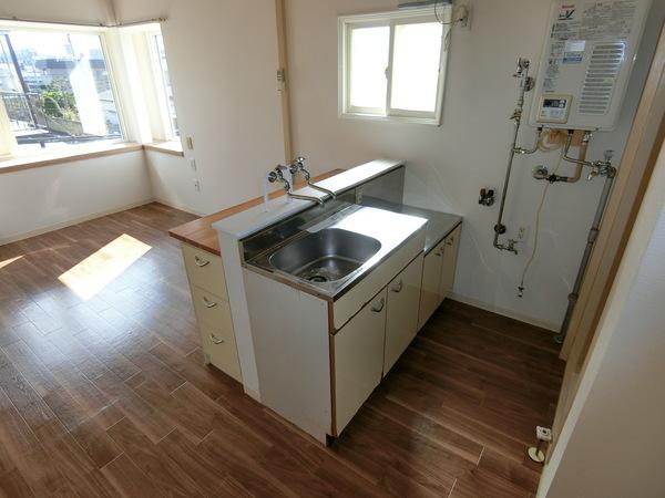 札幌市厚別区厚別中央四条アパート キッチン