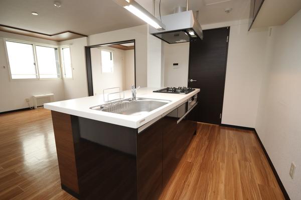 札幌市厚別区厚別南マンション キッチン