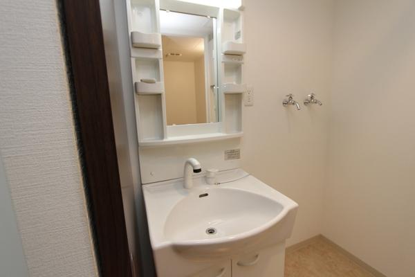 札幌市厚別区厚別中央二条マンション 洗面