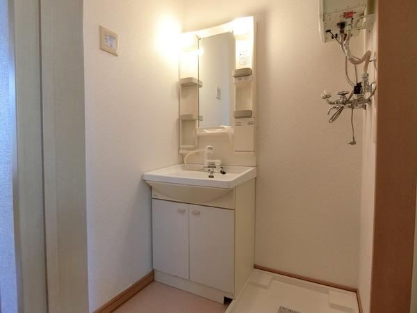 札幌市清田区北野二条アパート 洗面