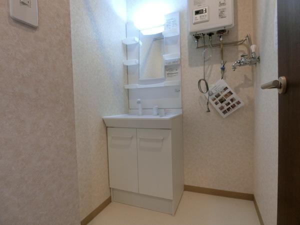 札幌市清田区北野二条アパート 洗面