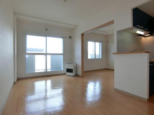 札幌市厚別区厚別中央五条マンション リビング