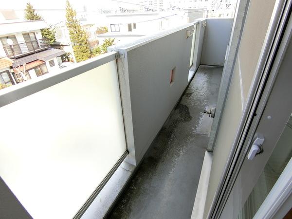 札幌市厚別区厚別中央五条マンション バルコニー