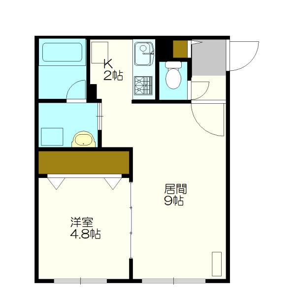 札幌市厚別区厚別中央二条マンション 間取り図画像
