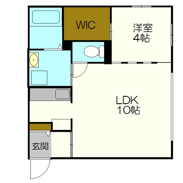 札幌市厚別区厚別中央一条マンション 間取り図画像