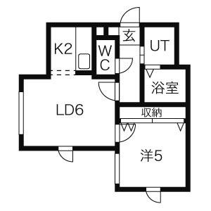 札幌市厚別区厚別中央三条マンション 間取り図画像