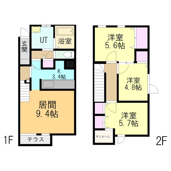  間取り図写真