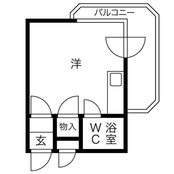 ドミニオン琴似 間取り図画像