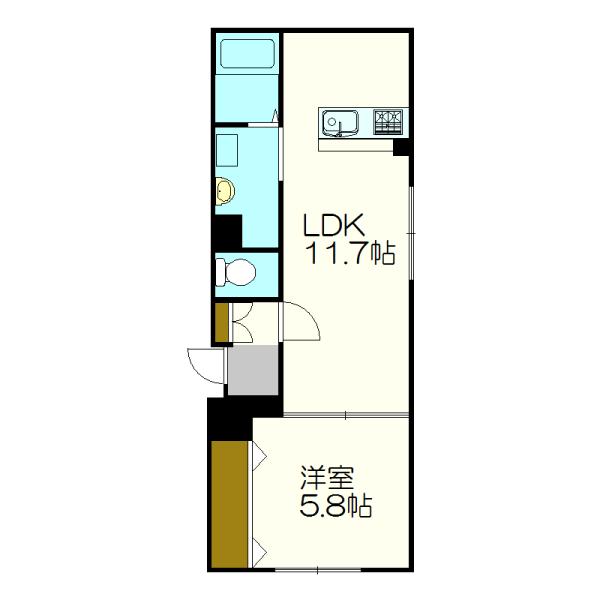 e-casa 間取り図画像