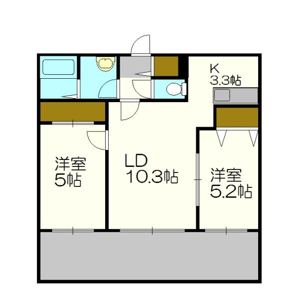 イーシティ栄通 間取り図画像