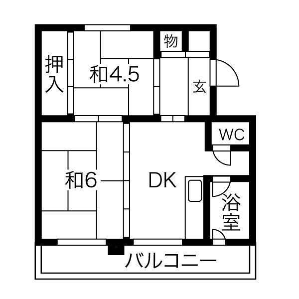 パークヒルズ真々地Ⅰ 間取り図画像