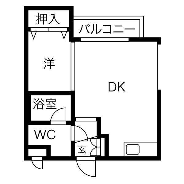 グランメール弘道館第1 間取り図画像