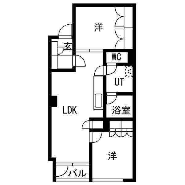 ノルド山の手 間取り図画像