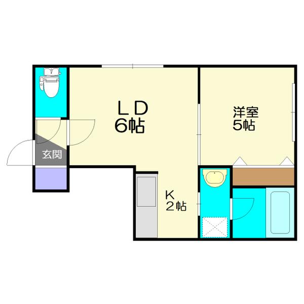 サウザンドファイン厚別 間取り図画像